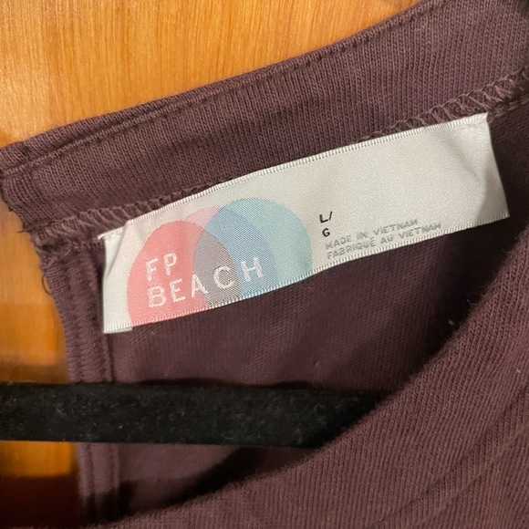 Free People Beach Elliot Romper in Fudge - Picture 5 of 6